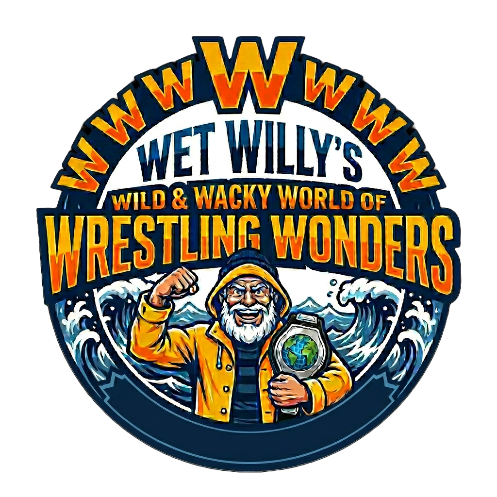 Wet Willy's Wild and Wacky World of Wrestling Wonders logo