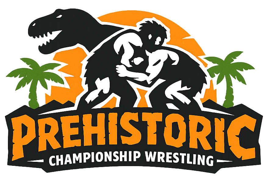 Prehistoric Championship Wrestling logo